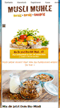 Mobile Screenshot of muesli-muehle.de